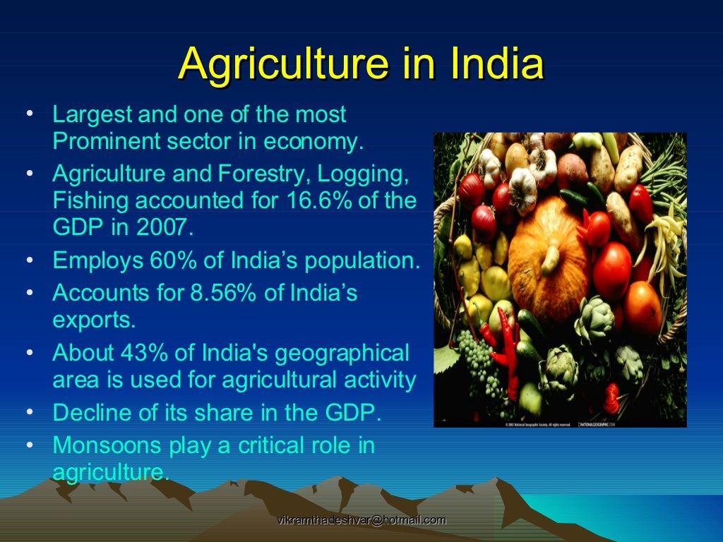 Agricultural Reform In India