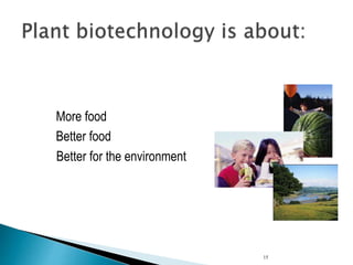 15
More food
Better food
Better for the environment
 