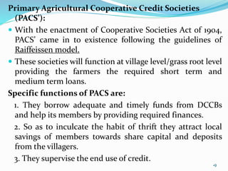 Agricultural Cooperative structure in India.pdf