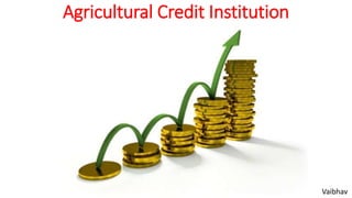Agricultural Credit Institution
Vaibhav
 