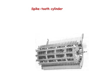 Spike-tooth cylinder
 
