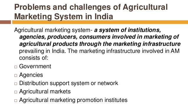Agricultural marketing