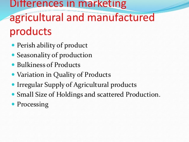 Agricultural Marketing Basics