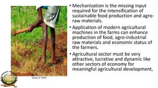 Mechanizing Agricultural Mechanization: A Catalyst for Increased Production of Food ...