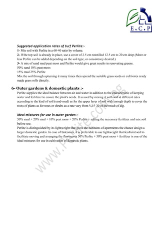 Agricultural_Perlite. is a soil amendment | PDF