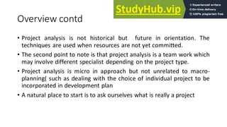 Agricultural Project Analysis | PDF