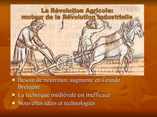 [object Object],[object Object],[object Object],La Révolution Agricole: moteur de la Révolution Industrielle 