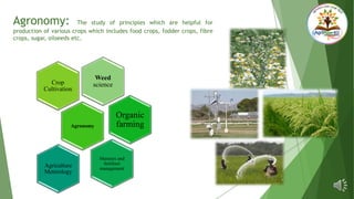 Agromy Agricultural Sciences | PPTX