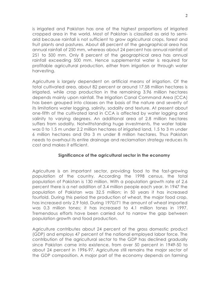 Health Care Essays Of This Area Percent Is Irrigated And Pakistan Proposal Essay Topics Examples also Business Management Essay Topics Agricultural Sector In Pakistan High School Argumentative Essay Topics