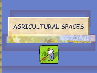 AGRICULTURAL SPACES
 