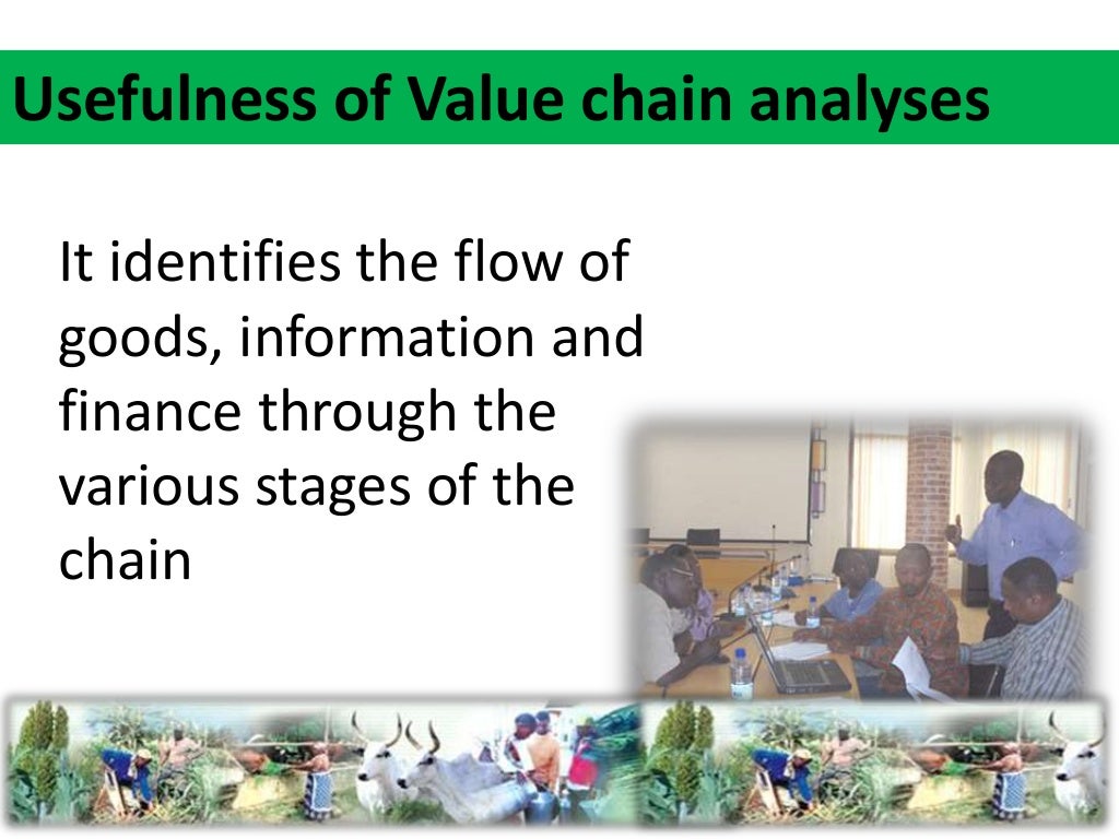 Agricultural value chain analysis