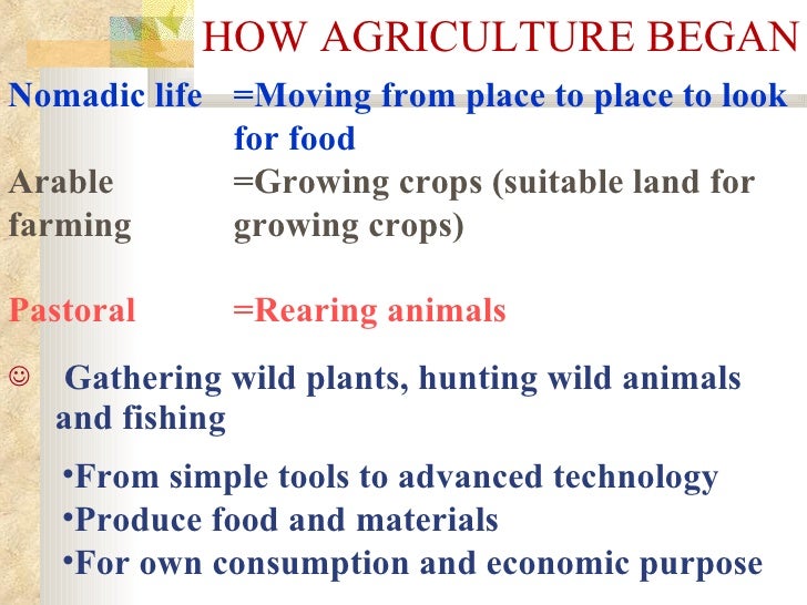 Agriculture