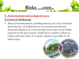 biotechnology in Agriculture | PPTX