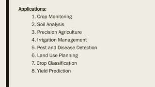 Remote Sensing agriculture through Engineering | PPTX