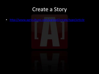 Content GenerationMagazine storiesStaff written non-magazine storiesContent partnersweather/marketsNewswireDow JonesCollaboratorsRegistered users