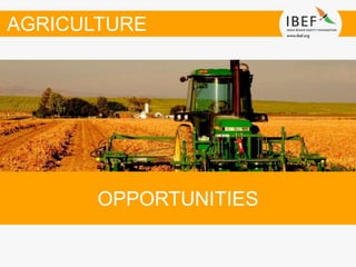 DECEMBER 2015
OPPORTUNITIES
AGRICULTURE
 