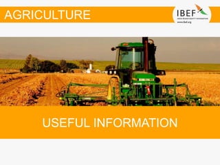 DECEMBER 2015
USEFUL INFORMATION
AGRICULTURE
 
