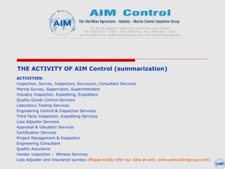 Marine survey consultant company | PPT