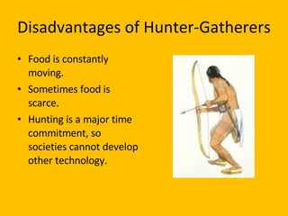 agriculture vs hunting and gathering