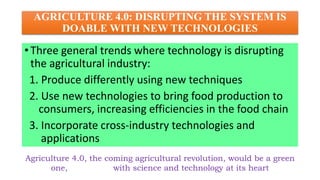Agriculture 4.0- The future of farming technology | PPTX
