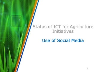 Reshaping Agriculture in Sri Lanka through ICT. | PPTX