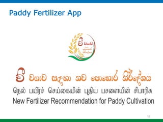 Reshaping Agriculture in Sri Lanka through ICT. | PPTX