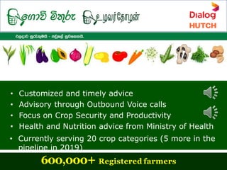 Reshaping Agriculture in Sri Lanka through ICT. | PPTX