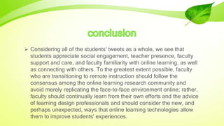 Online education under the covid 19 pandemic | PPTX