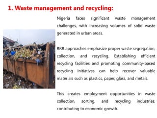 Rrr Approach Agriculture and Climate Change in Nigeria | PPTX