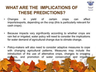 11Potential Impact of Climate Change on Wheat Production in India