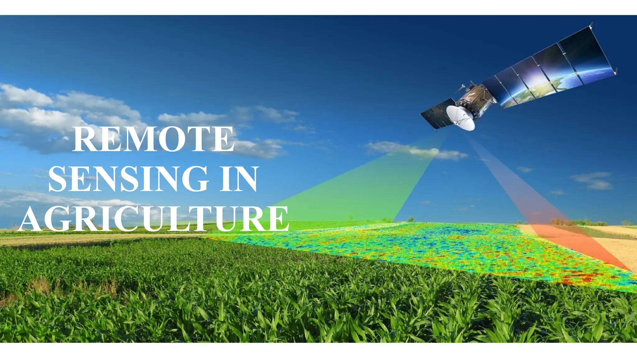 Remote sensing and use of drone in Agriculture | PPTX