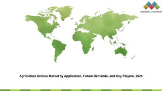 Agriculture Drones Market by Application, Future Demands, and Key Players, 2025
 