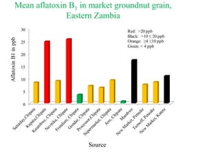 Agriculture for Nutrition and Health (A4NH) - Aflatoxin - ICRISAT activities