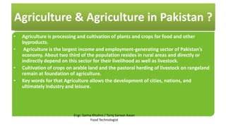 Agriculture Revolution in Pakistan | PPTX