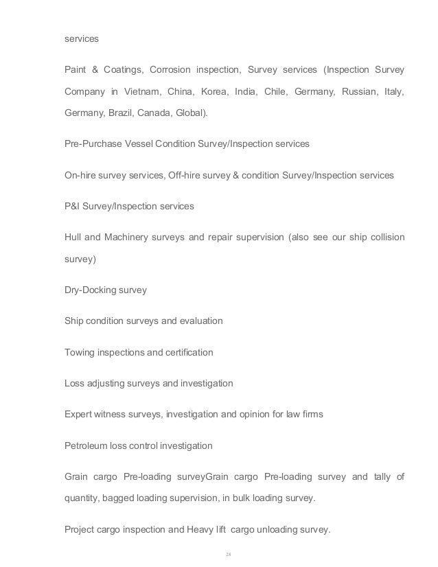 surveyors report template