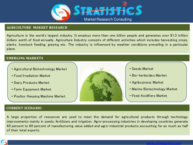 Agriculture industry market research reports, analysis ...