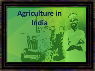 Agriculture in 
India 
 