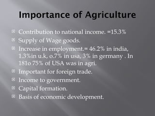 The detailed version of Agriculture in India.pptx