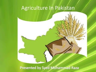 Agriculture In Pakistan
 
