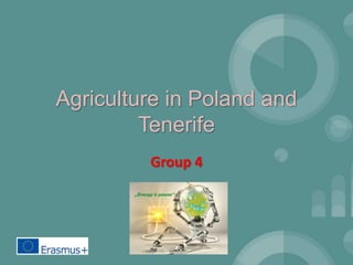 Agriculture in Poland and
Tenerife
Group 4
 
