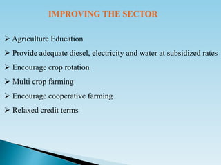 Agriculture sector in india