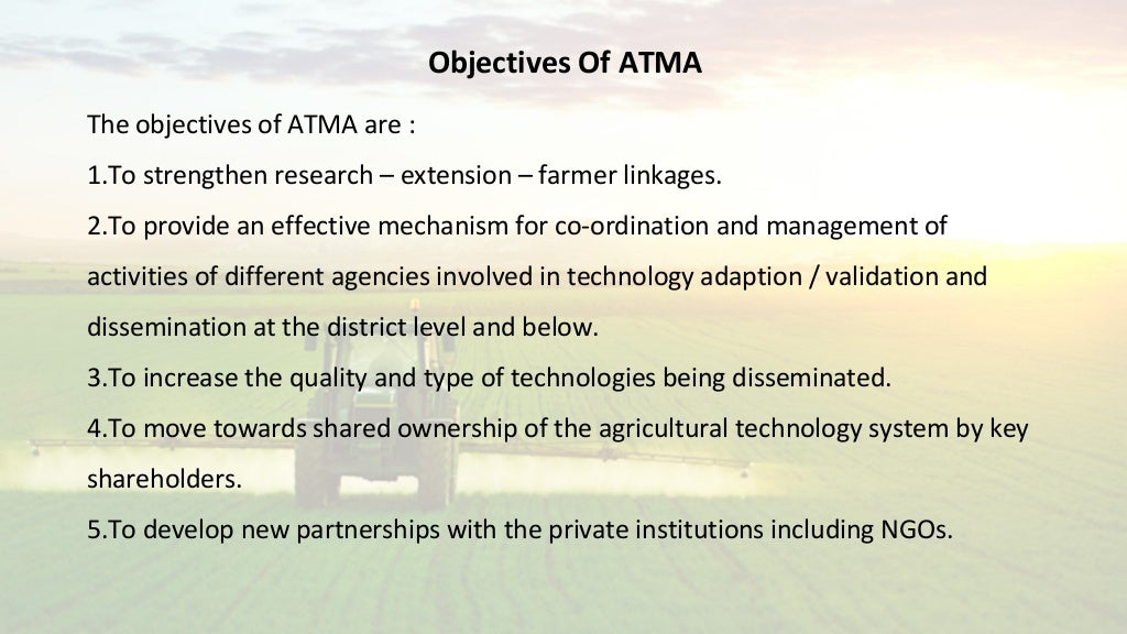 Agriculture technology management agency (ATMA)
