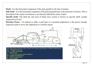 Horizontal Draft Agriculural Machinery (Primary-Secondary Tillage) | PDF