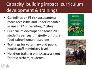 Health and Agri-food systems: Ensuring safe and fair foods for everyone