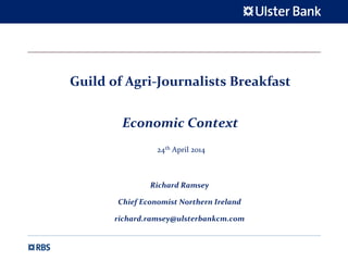 Presentation to Guild of Agri Journalists