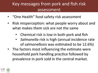 Risk assessment for food safety management in Vietnam