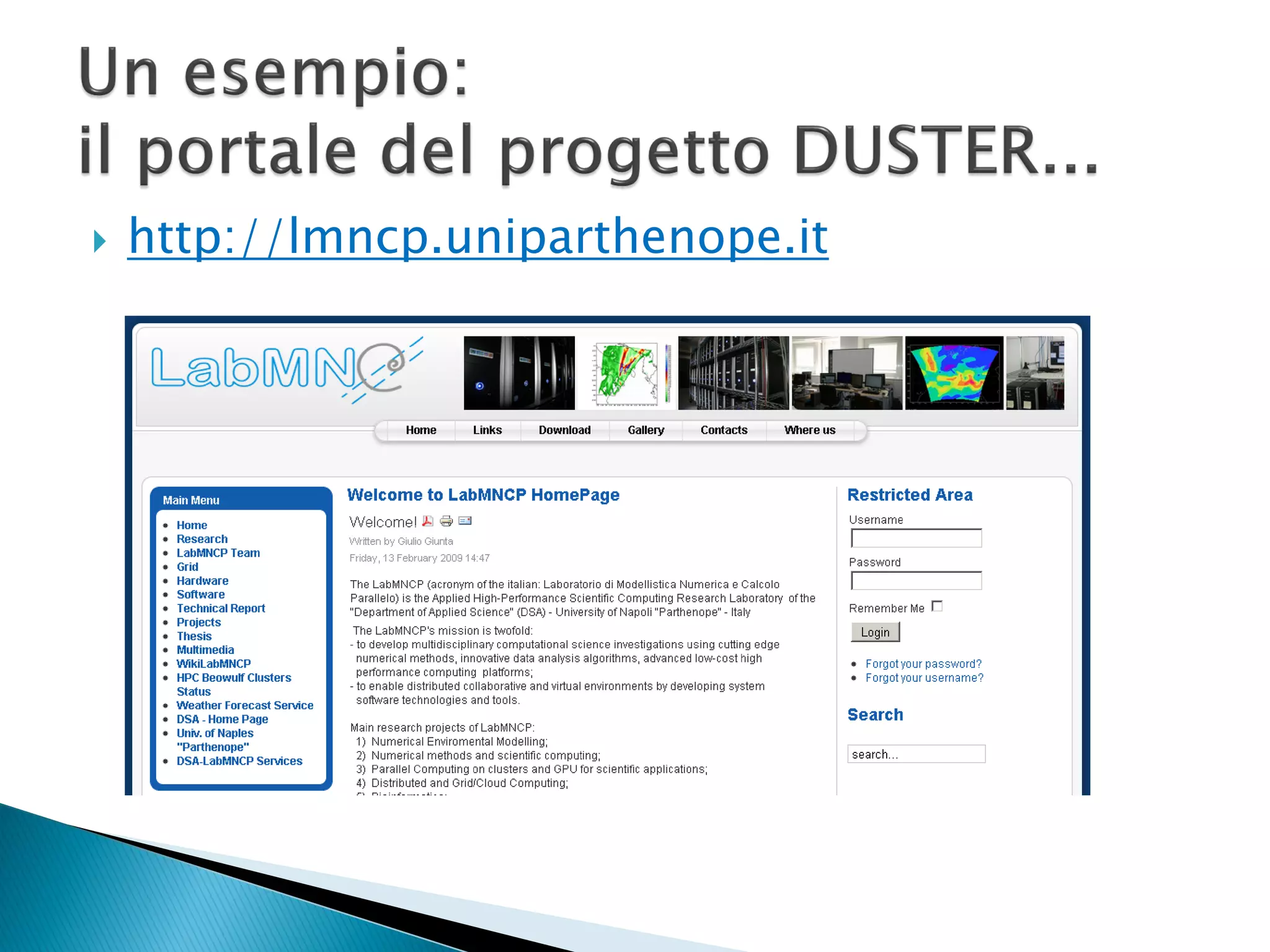  http://lmncp.uniparthenope.it
 