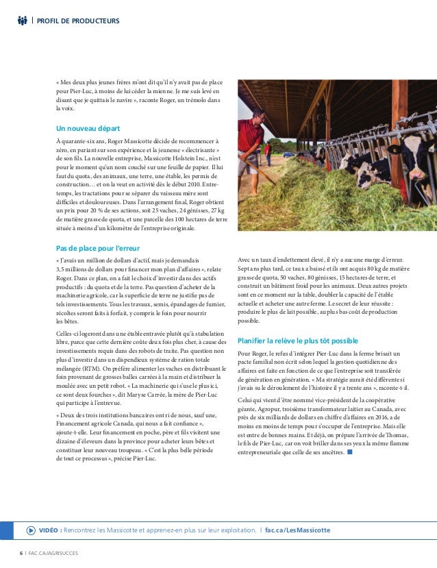 FAC AgriSuccès septembre 2017