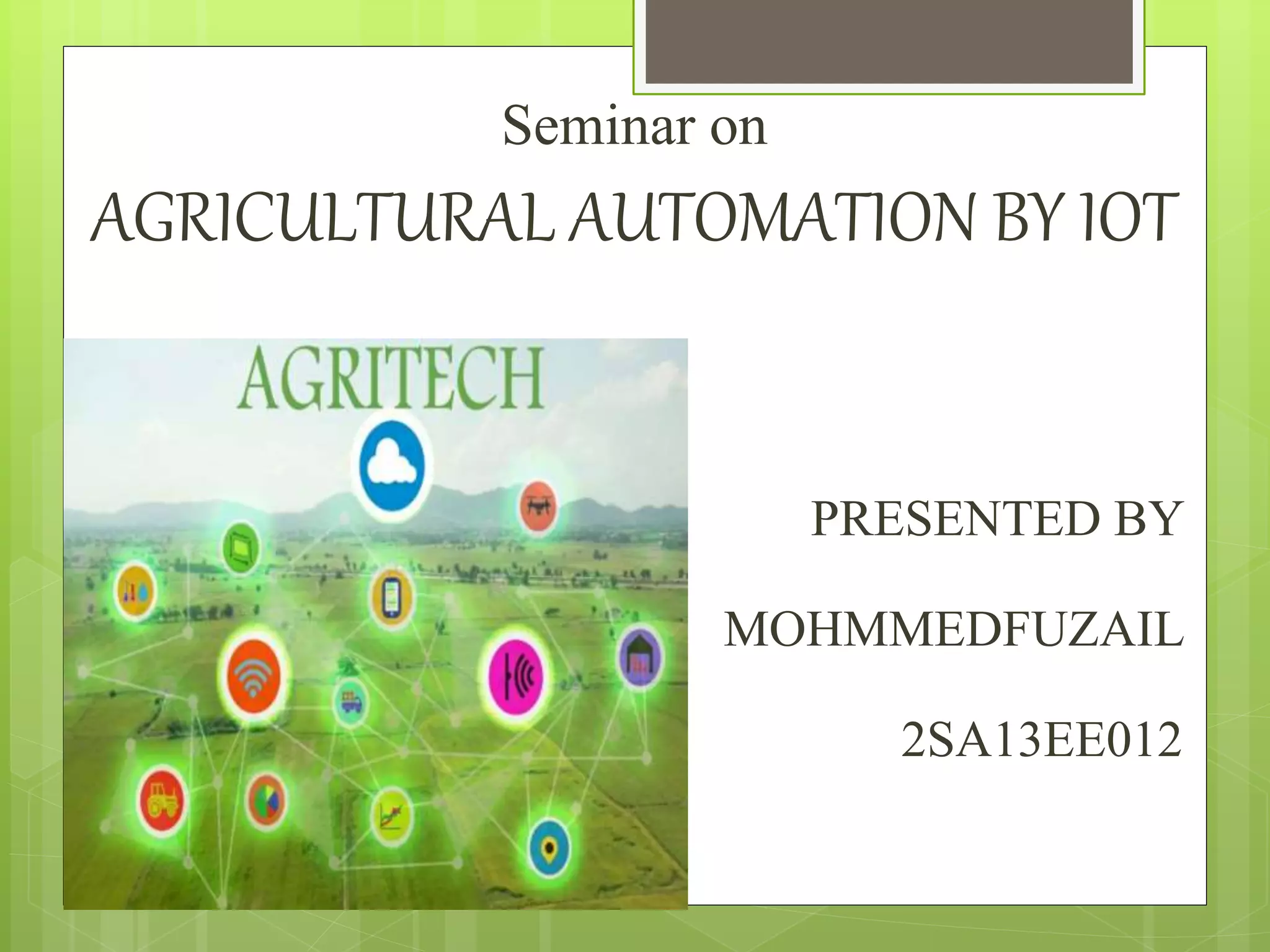 Agritech ppt | PPTX