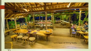 Friday, September 30,
2016
Presented By: Aum Consultants, Mumbai
11
Semi Open Air Dining facility
 